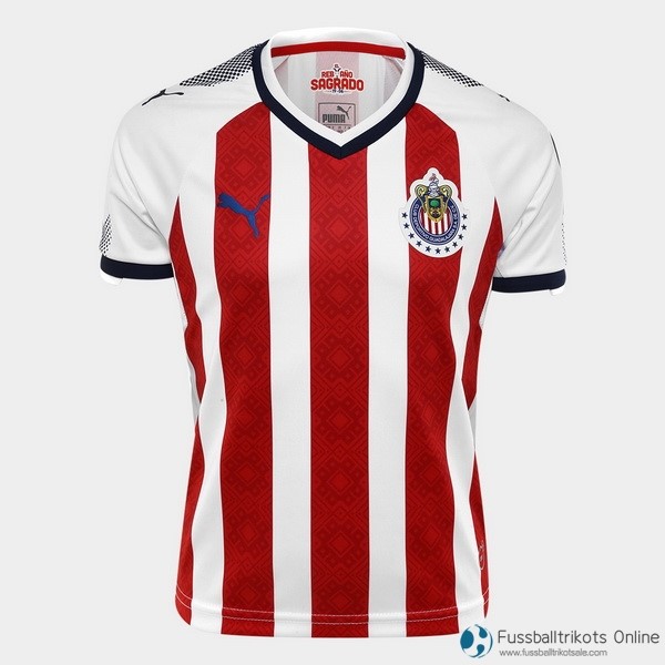 CD Guadalajara Trikot Heim 2017-18 Fussballtrikots Günstig